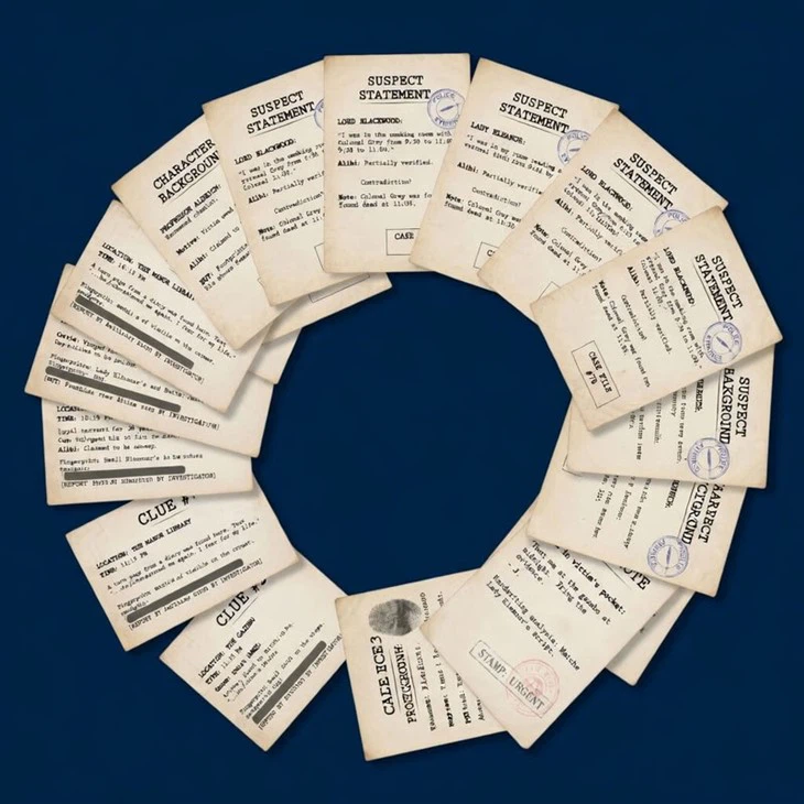 Item Cards, Evidence Decks & RPG Assets